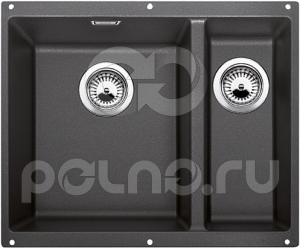 ����� Blanco SUBLINE 340/160-U SILGRANIT (���� �����) �������� 513 795