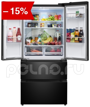    Meferi MFR83BLACK IX TOTAL NO FROST FRENCH DOOR COMFORT